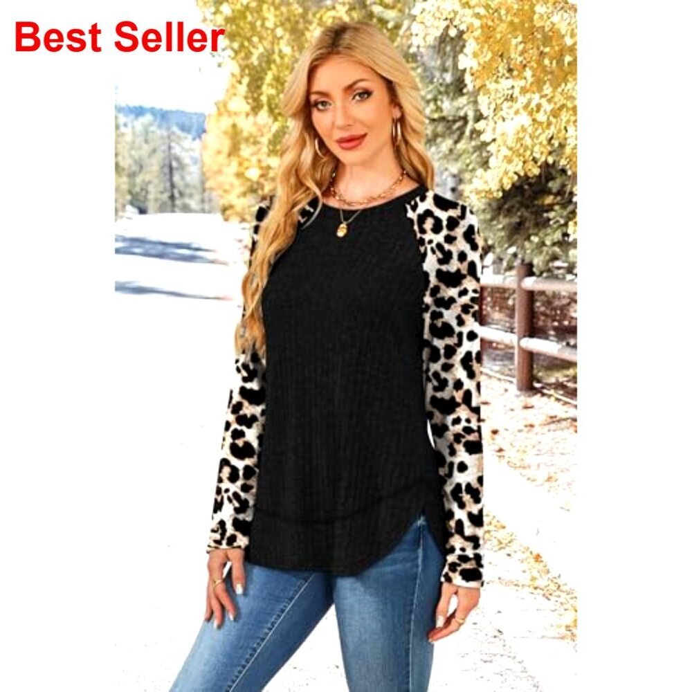 Lightweight Long Sleeve Tunic Top, Loose Fit, S-2XL, OEKO-TEX Certified - Picture 3 of 7